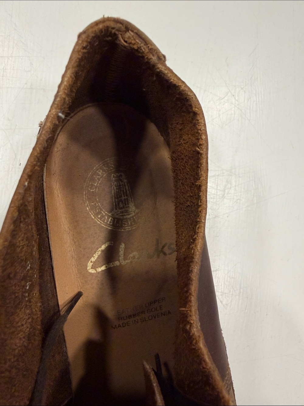 Clarks Men's Dark Brown Leather Chukka Boots - Picture 2 of 14